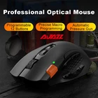 Ajazz AJ337 игровой Мышь Оптический 12 программируемых 12 кнопок эргономичная проводная мышь 10000 Точек на дюйм эргономичная мышь Мыши для портативных ПК PBUG
