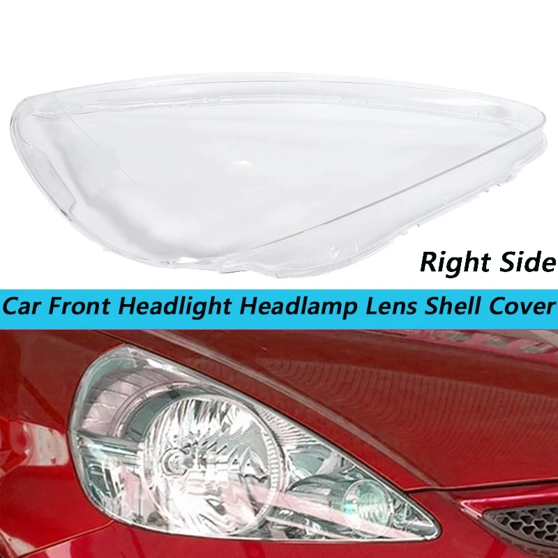 

Car Front Headlight head light lamp Lens Shell Cover Replacement for Honda Fit Jazz Hatchback 2003-2007