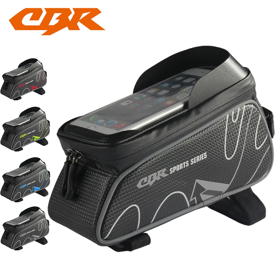 CBR велосипедные передние трубки сумки 6 дюймов телефон сенсорный экран MTB PU