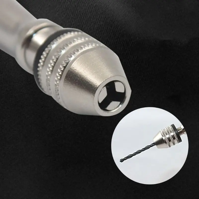 

1 Set Pin Vise Precision Hand Drill Tools with Twist Drill Bits Screw Eye Pins F3MD