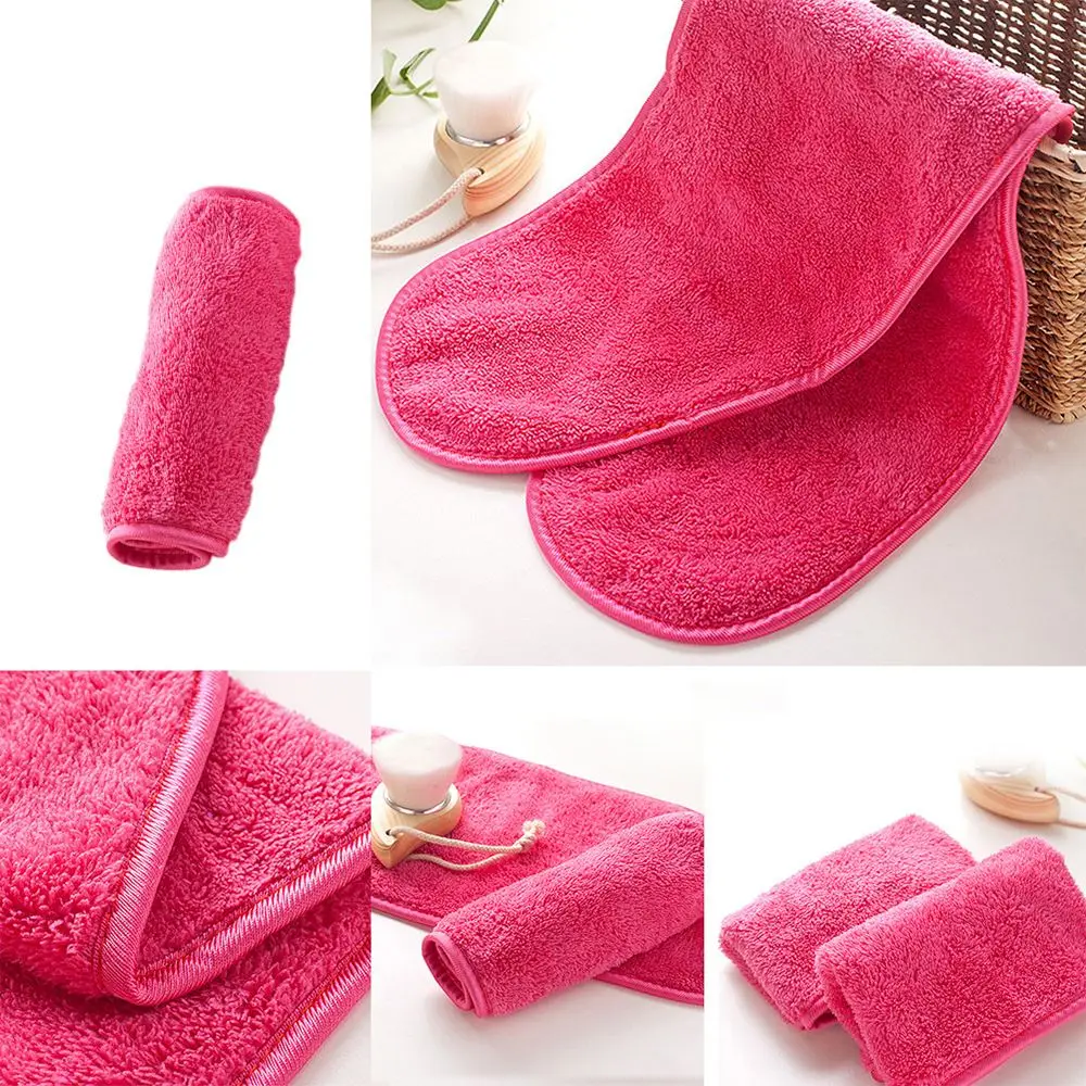 100% micro fiber Face Cleaning Towel Makeup Remove Pad Hand Care Magic Bathroom Sport Waffle 40x18cm Bath Tool | Дом и сад