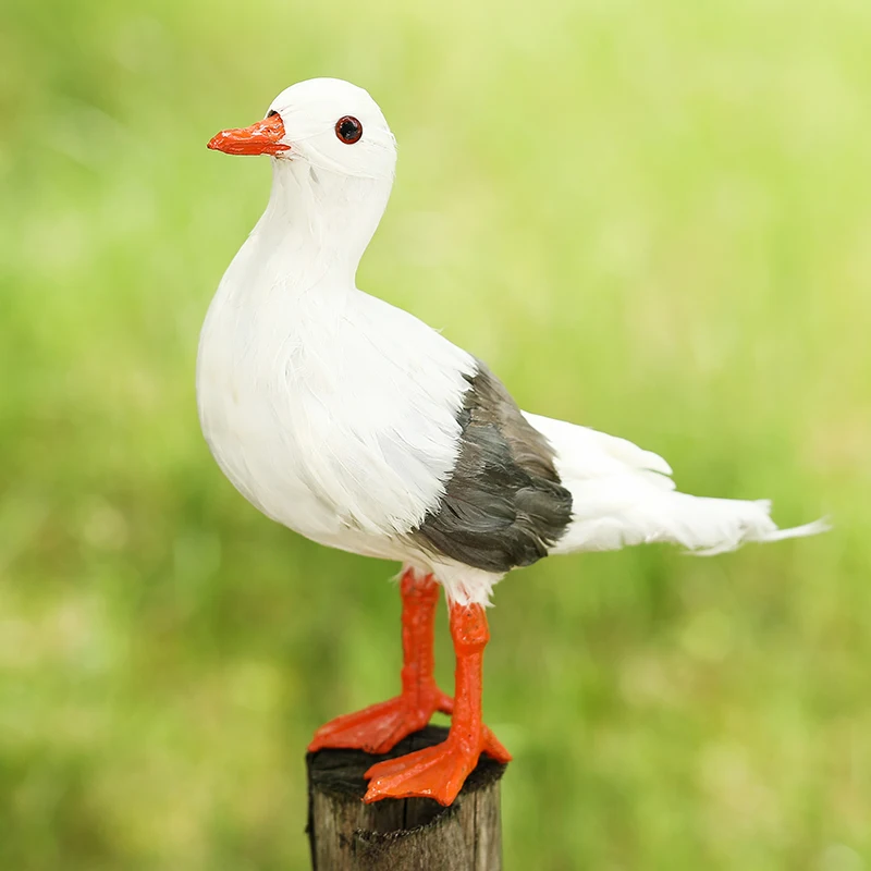 Моделирование животных Чайка True украшениями в виде перьев Филин Ласточка лесное