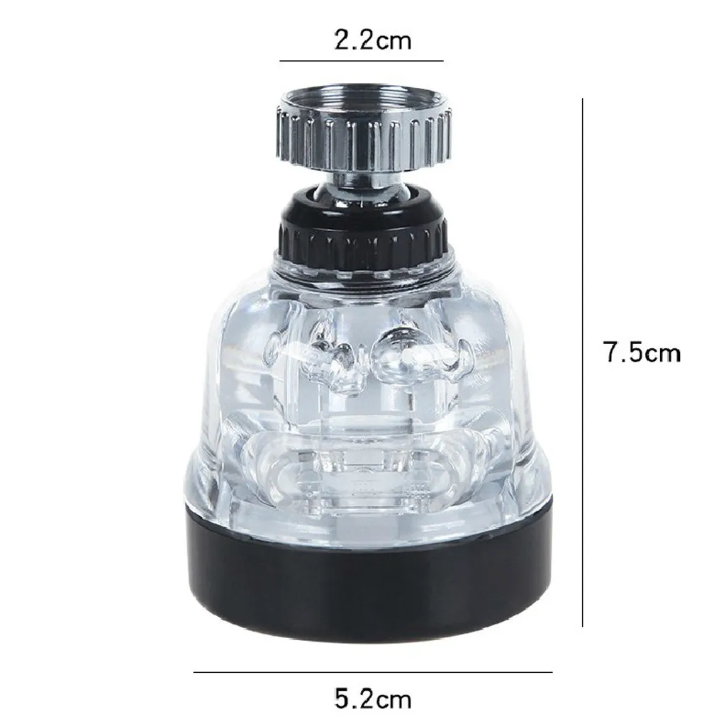 

1pc 360 Degree Rotation Faucet Booster Plastic Faucet Nozzle With Three Adjustment Modes Kitchen Sink Faucet Accessories#X