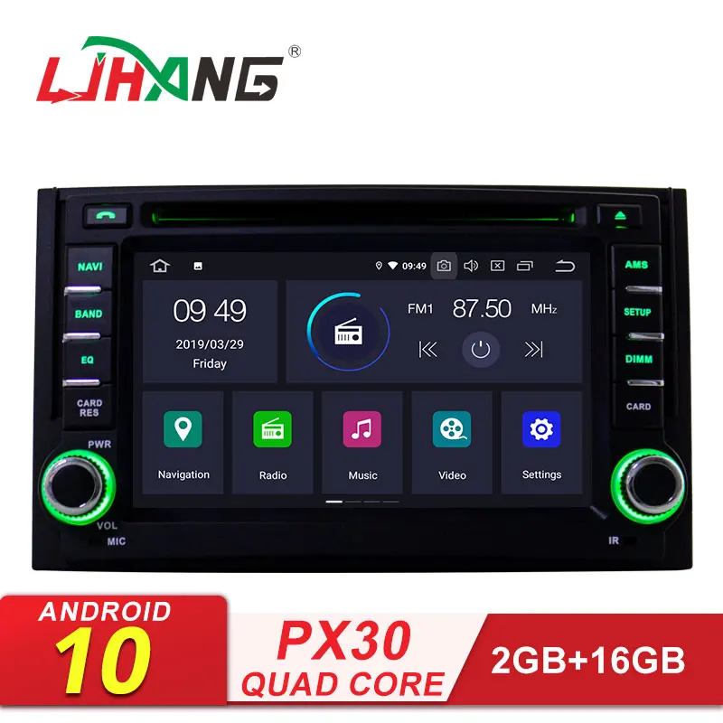 LJHANG Android 10 автомобильный DVD плеер для Hyundai H1 iLoad Grand Starex 2007 2012 GPS Navi 2 Din радиоприемник