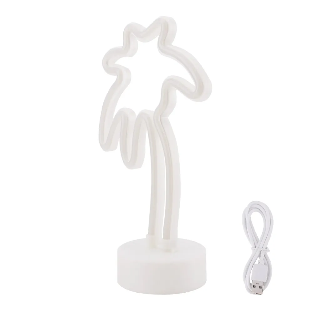 Милая Радужная светодиодная неоновая световая вывеска для праздника