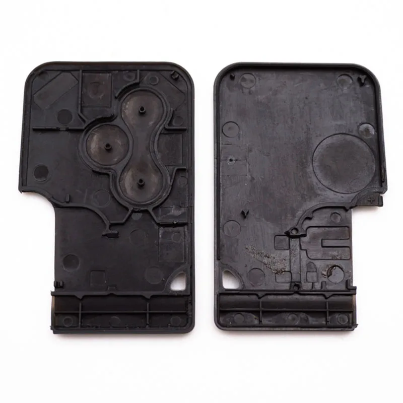 Смарт карта с 3 кнопками для Renault Clio Logan Megane 2 Koleos Scenic Card Case черный Автомобильный