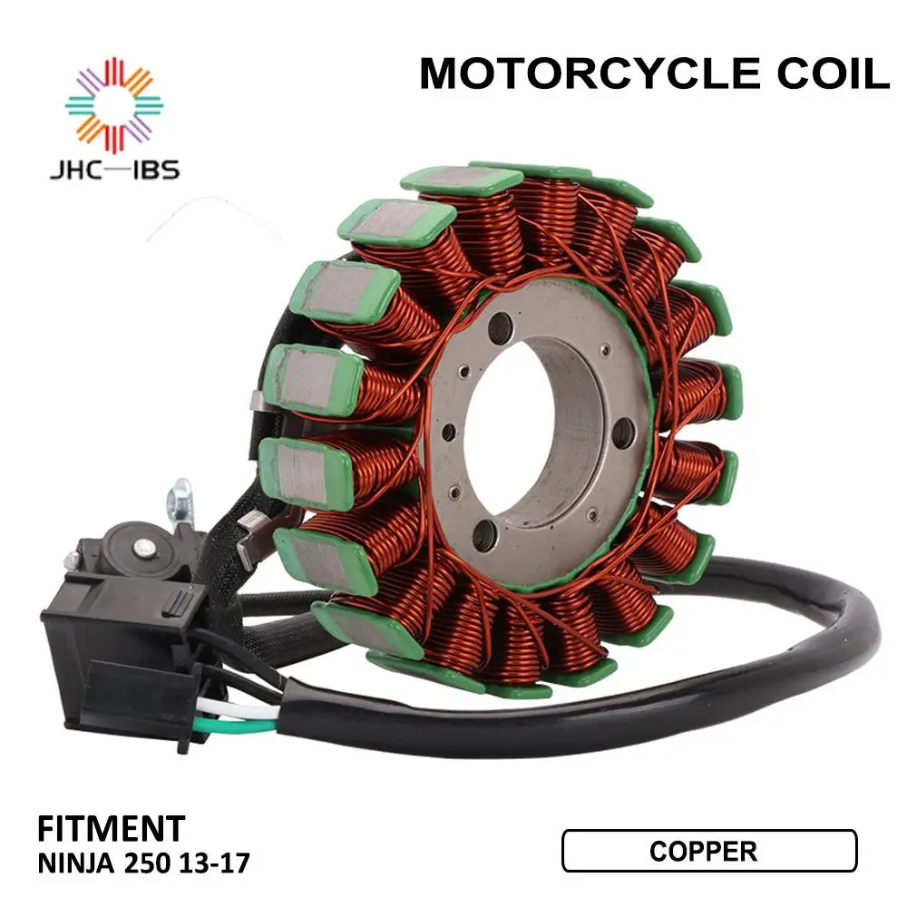 

Motorcycle Magneto Engine Stator Generator Alternator Charging Coil Parts For KAWASAKI Ninja 250 2013 2014 2015 2016 2017 16 17