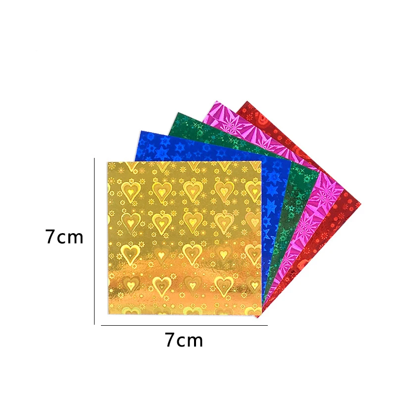 50 шт. 7/10/15 см квадратная бумага Оригами двухсторонняя однотонная Складная