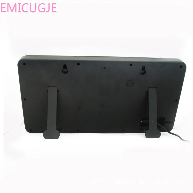 2017 13 дюймовые большие светодиодные настенные часы цифровые настольные