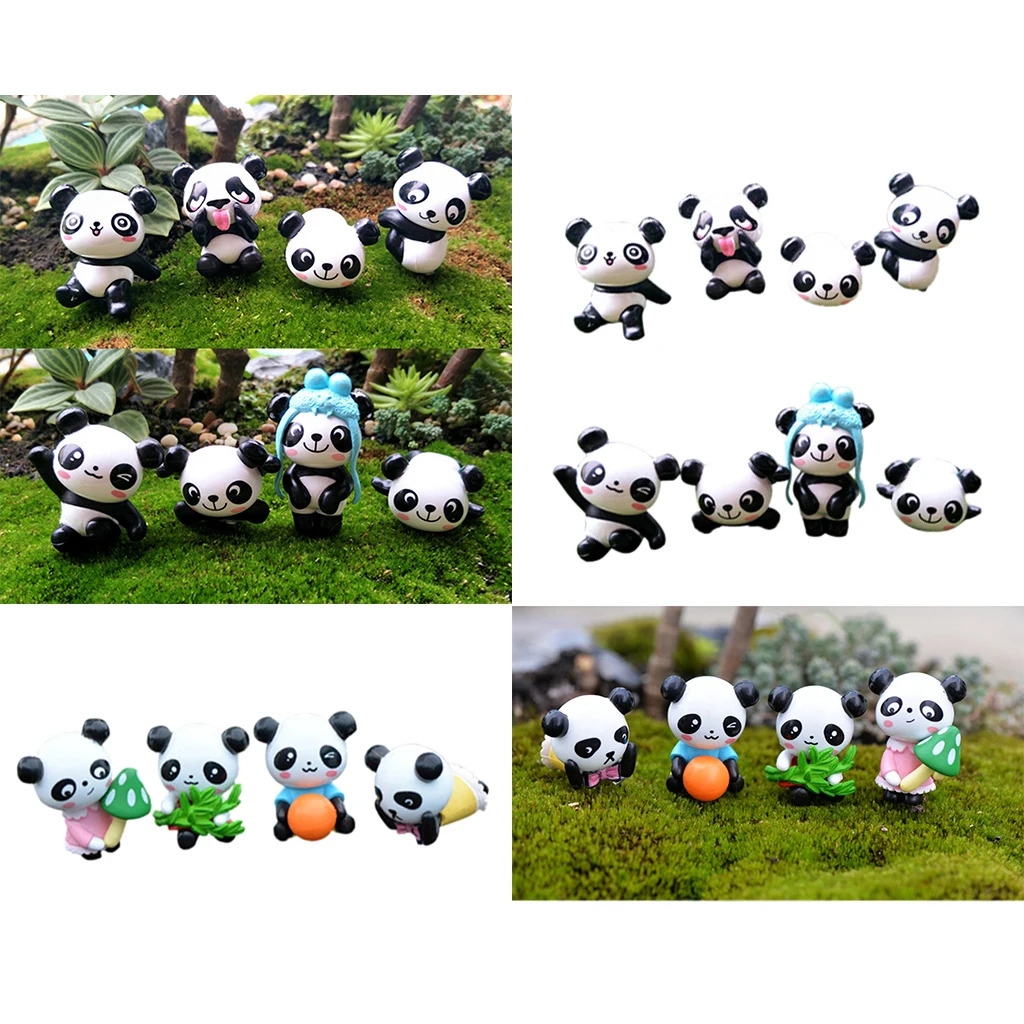 24 шт. панда Миниатюрный Кукольный дом бонсай Сказочный садовый пейзаж