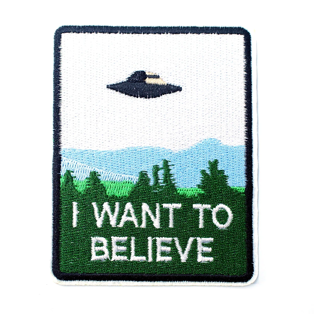 UFO (Размер: 7 6 х9 см) значки сделай сам вышивка ремонт патч аппликация Детские
