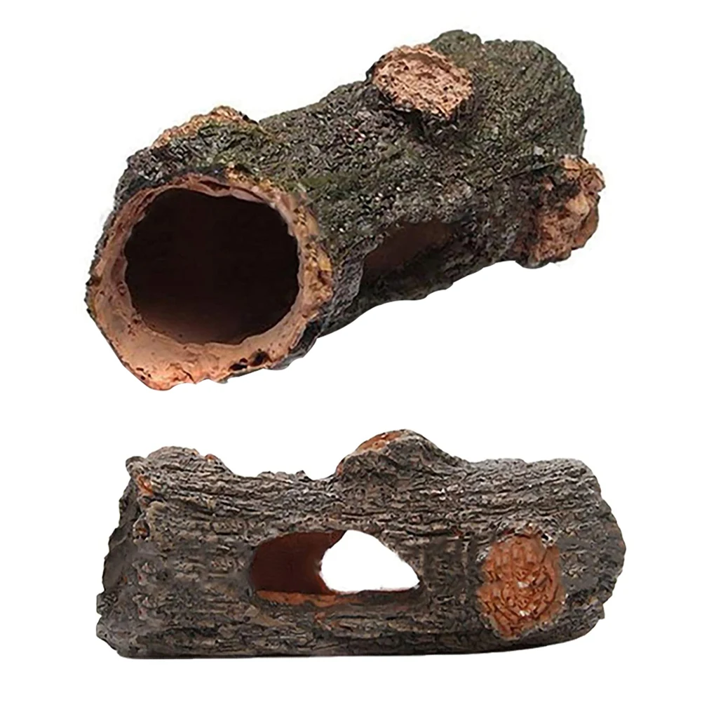 

Aquarium Ornament Hollow Hole Log Tree Tunnel Cave Aquarium Decoration Ornament Fish Tank Decoration Log Decoration Resin Tree