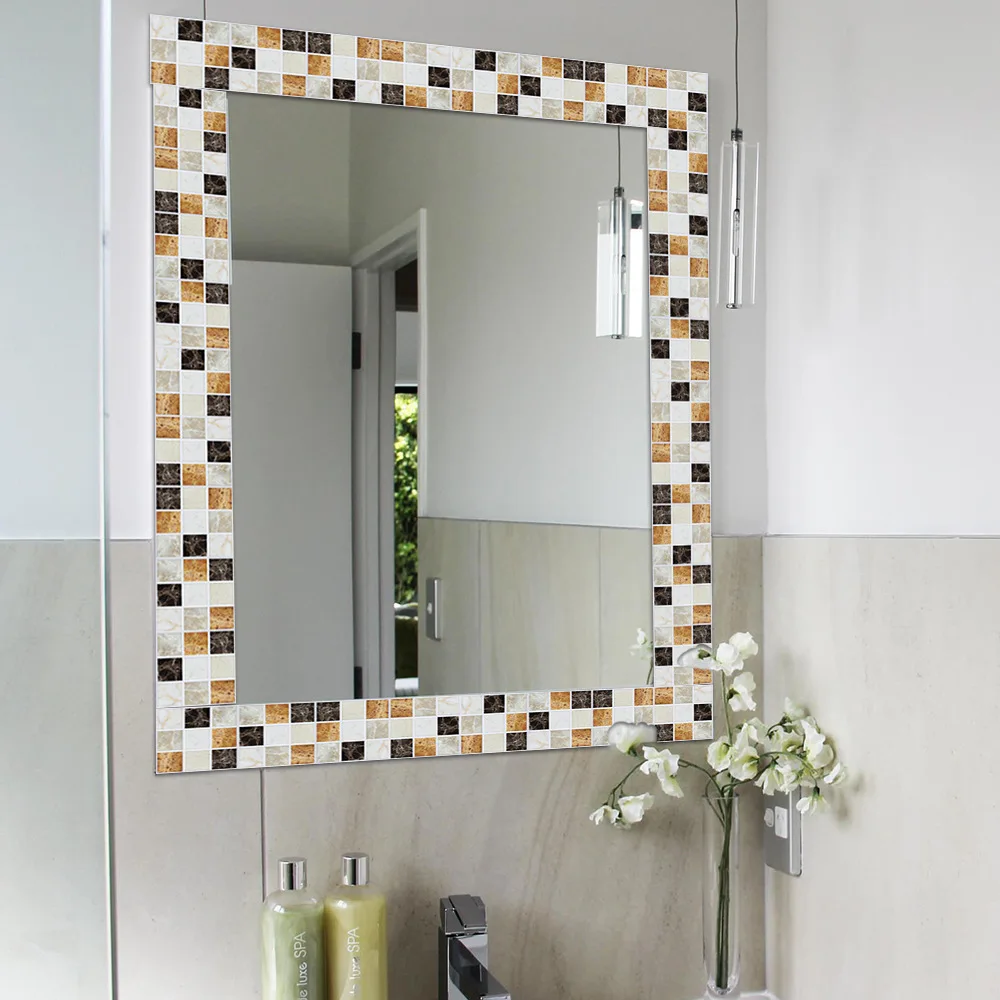 Европейская шлифованная мраморная мозаика 18 шт./лот водостойкая кухонная