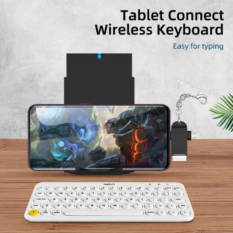 Новый адаптер 2 в 1 Type C OTG Micro USB к 3 для быстрой передачи данных Samsung Xiaomi Huawei