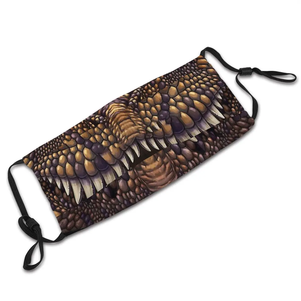 

Jurassic Park Alan Grant Sci-Fi Adventure Movie Cloth Masks T.rex Face Mask Mouth Cover With Filters Facial Protective