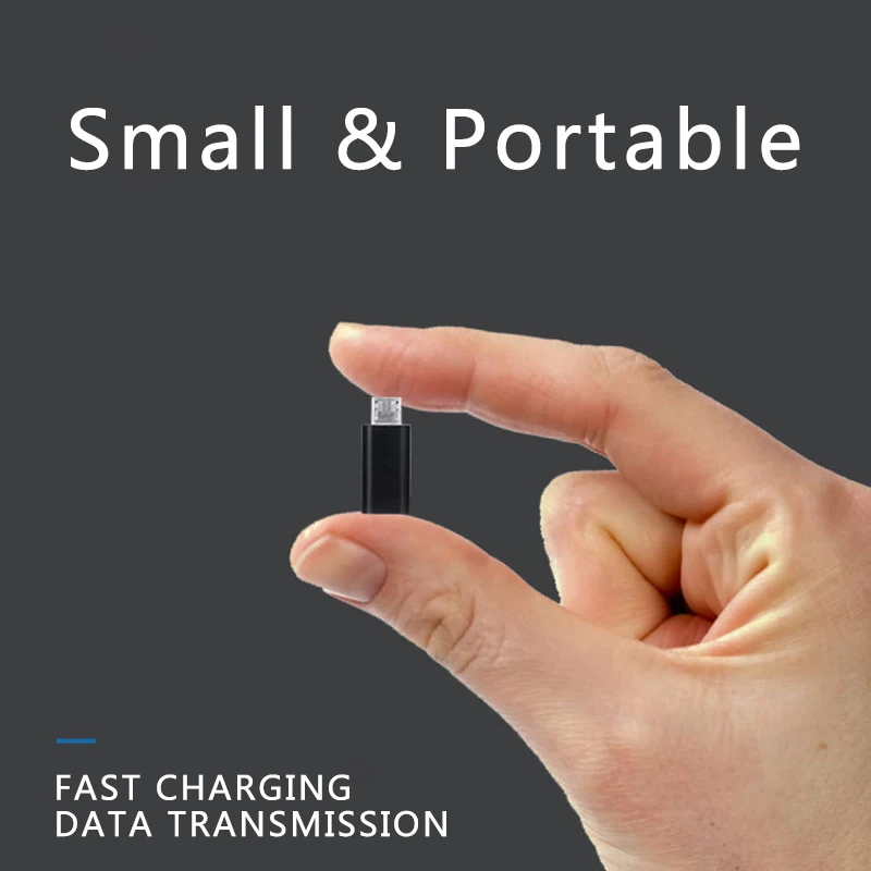 Адаптер OTG с разъемом Micro USB Type C мини конвертер для телефона передача данных и