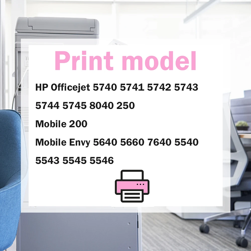 Восстановленные модели HP 62XL картучо де Тинта для 5640 5660 7640 5540 5544 5545 5546 5548 5740 Officejet 5741