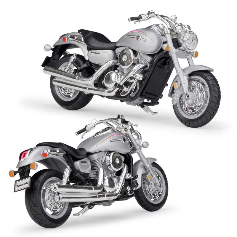 WELLY 1/18 масштабная модель мотоцикла игрушки Kawasaki Vulcan 1500 литая под давлением