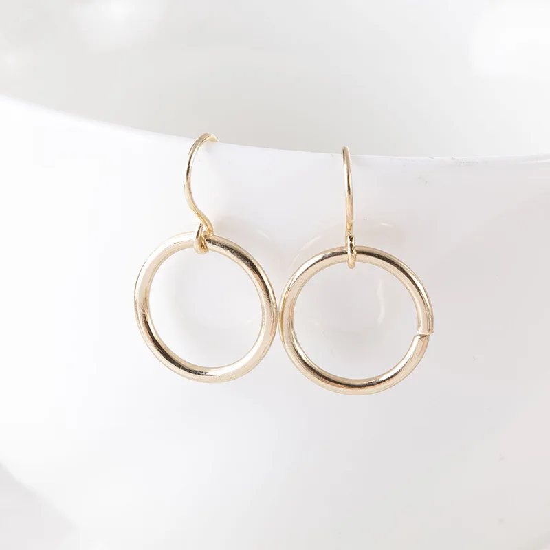 Женские простые серьги подвески EK2073 европейские брендовые минималистичные