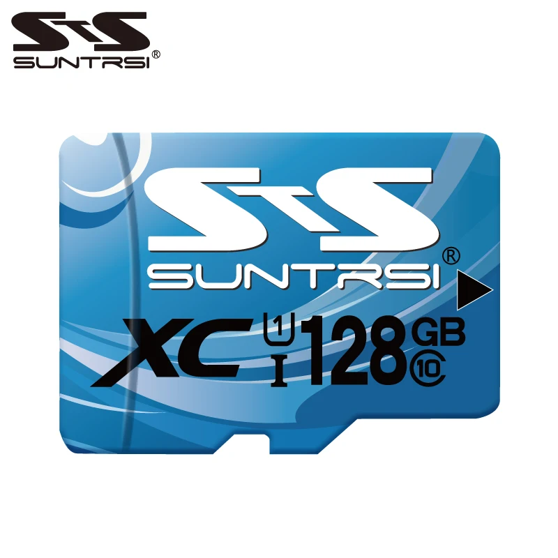 Suntrsi мини SD карта 32 ГБ/64 Гб/128 ГБ/256 ГБ класс 10 TF Высокое качество Micro C10 UHS памяти для