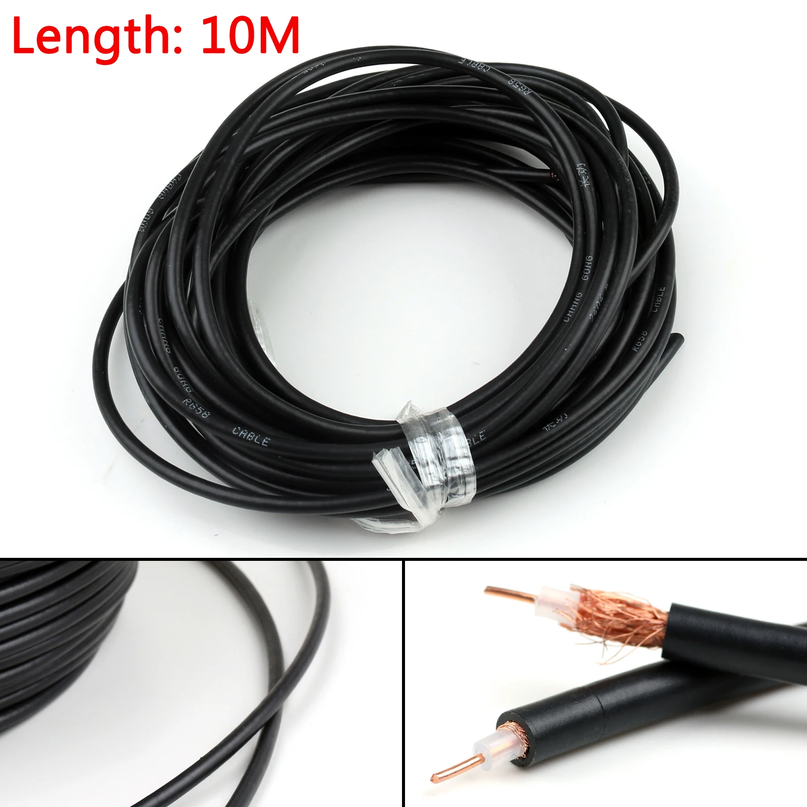 Коаксиальный кабель Areyourshop RG58 RF разъем 50 Ом коаксиальный приемопередатчик