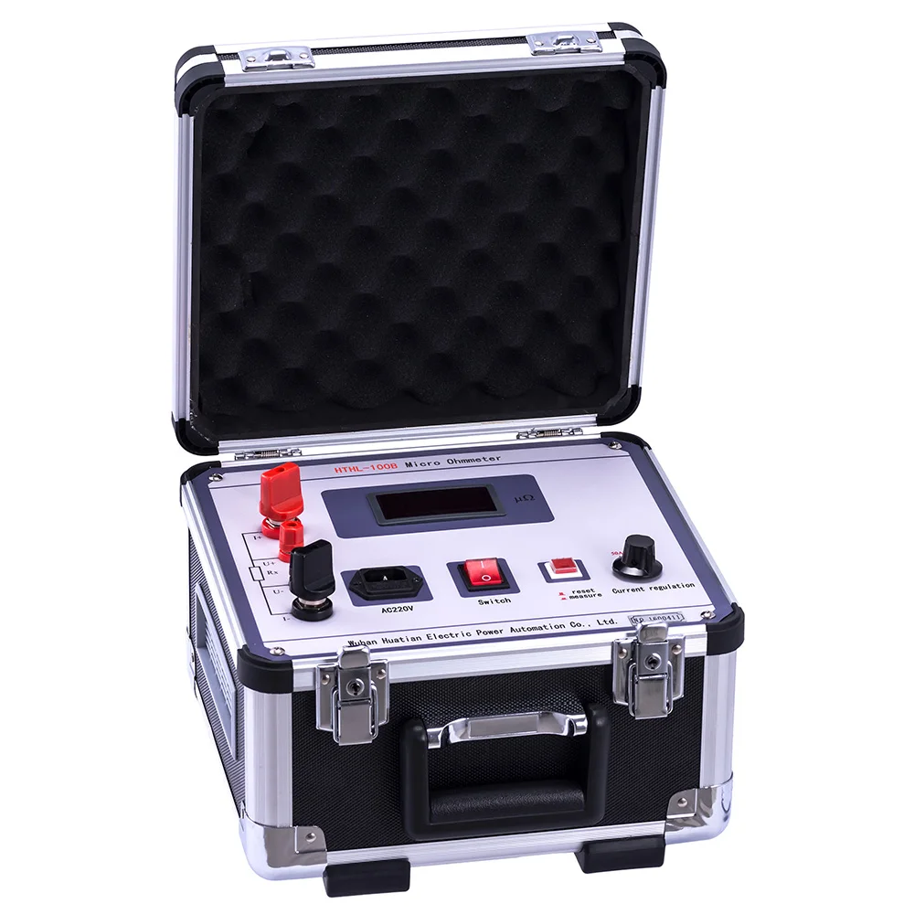 

50A 100A Fixed Gear Contact Resistance Tester Micro ohm meter