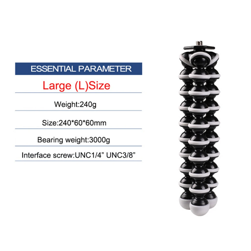 Большой Гибкий штатив осьминог Gorillapod для телефона держатель портативный