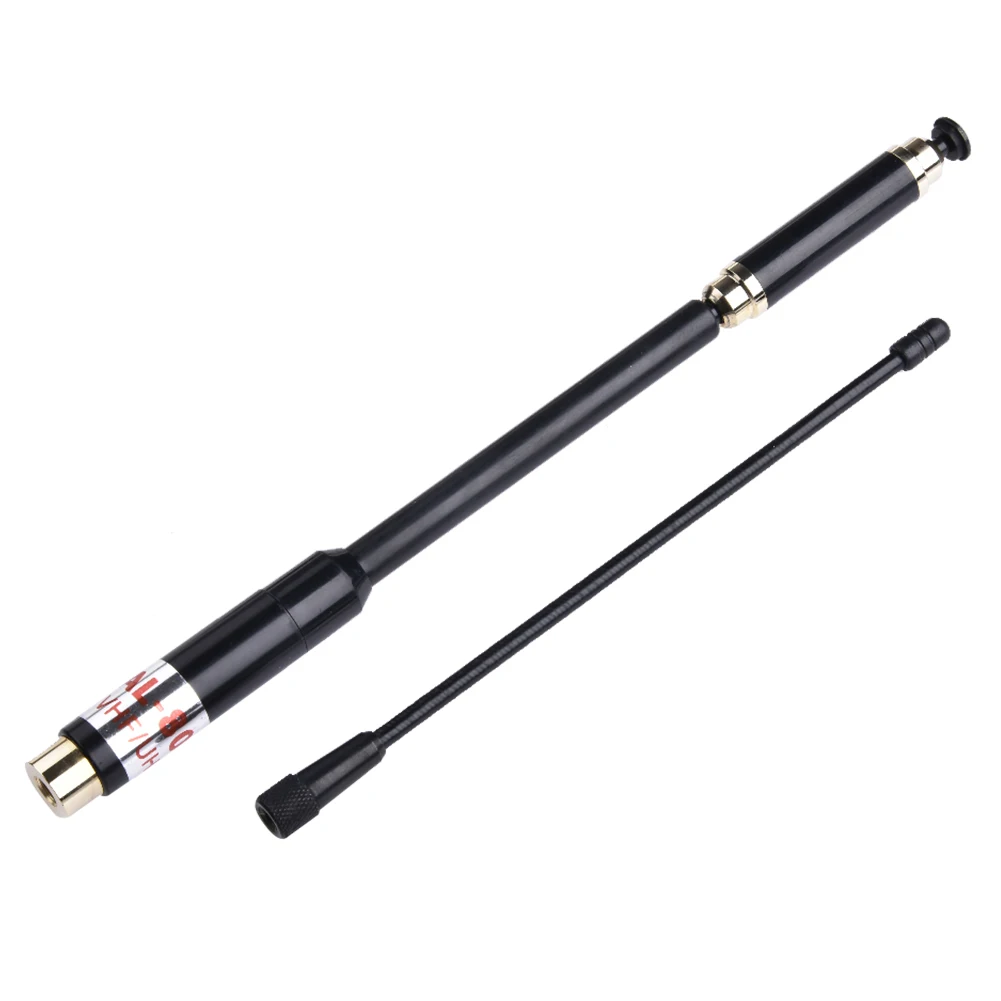 

AL800 Walkie-talkie Antenna Extendable Dual Band High Gain SMA-Male Antenna For Puxing PX-2R TYT TH-UVF8D Electronic Accessories