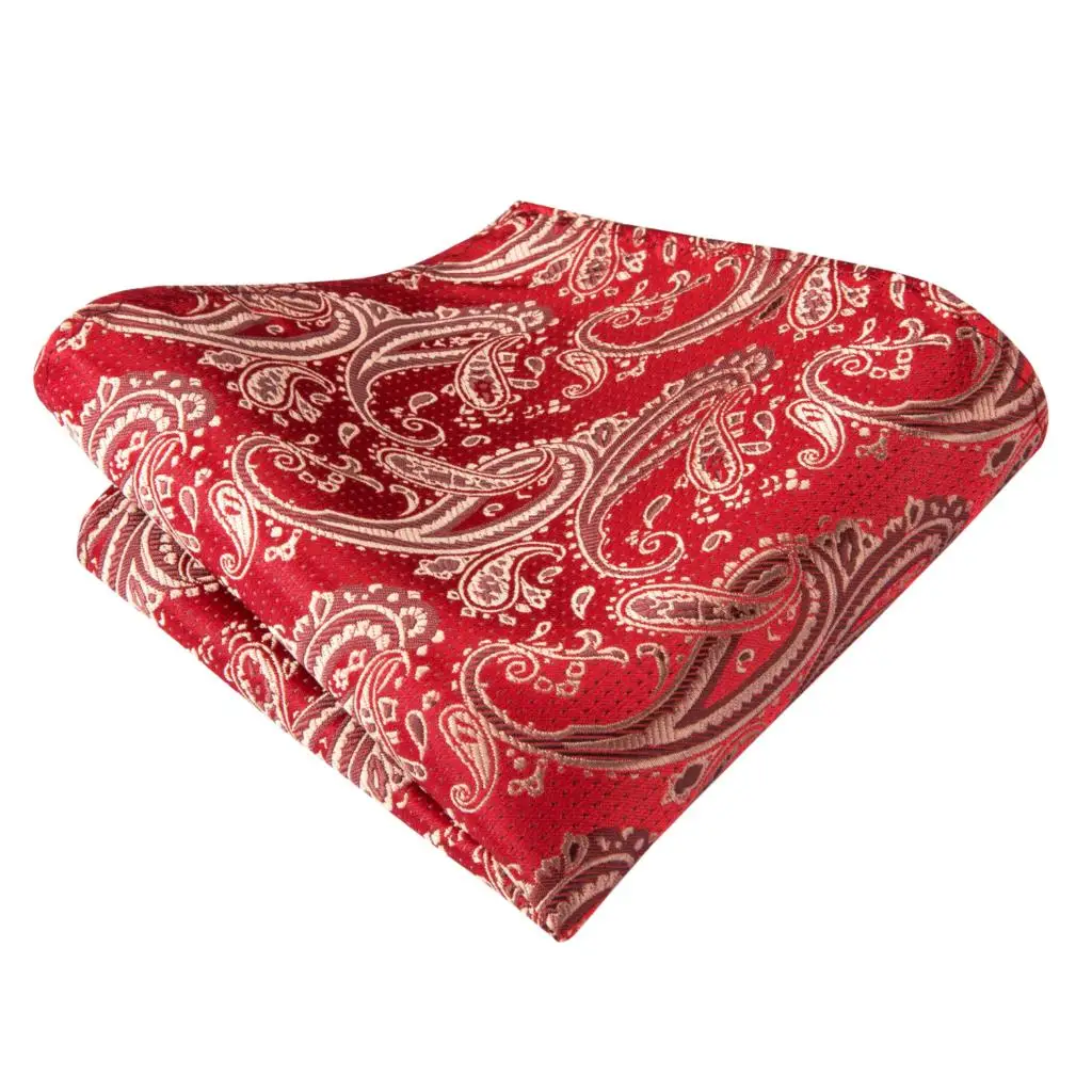 Модные винно-красные однотонные Галстуки Hanky запонки шелковые галстуки для мужчин формальные деловые Свадебные вечерние C-430