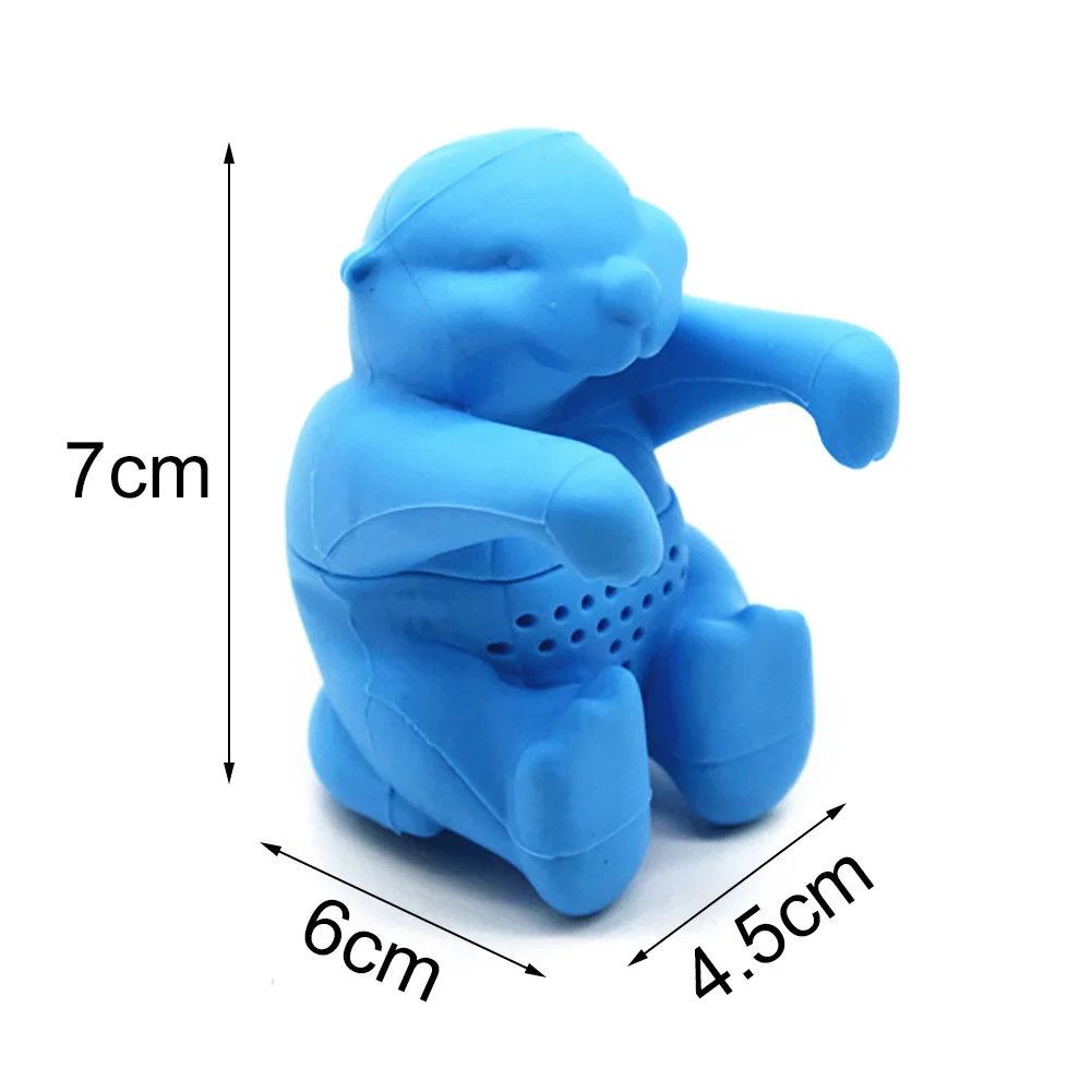 

Otter Silicone Tea Bag Tea Infuser Silicone Strainer Tool Leaf Herbal Spice Filter Diffuser Brewing Device Teapot Kitchen Tool