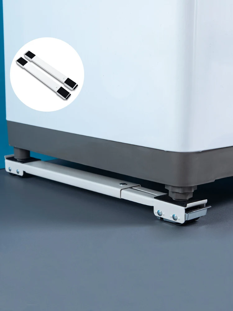 

NEW Washing Machine Stand Movable Adjustable Refrigerator Base Mobile Roller Bracket 24 Wheel Universal Washing Machine Dryer