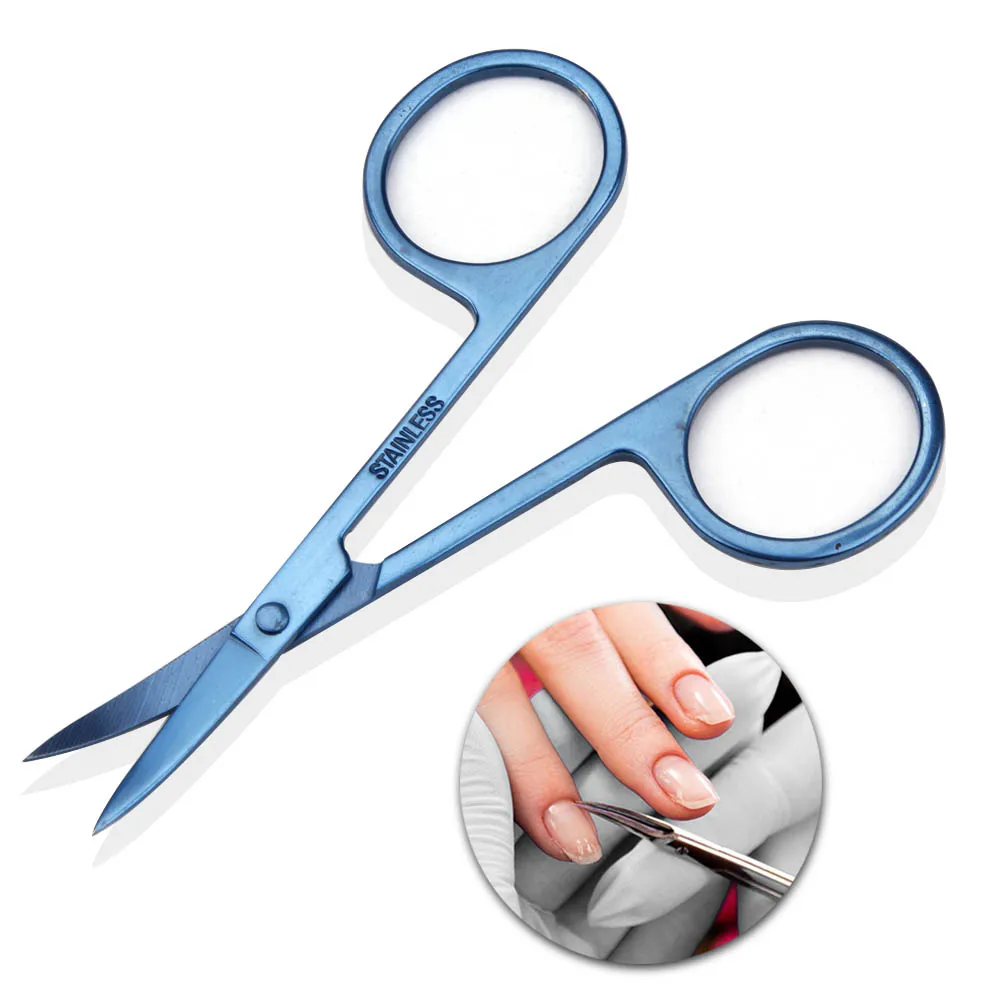 Кусачки для кутикулы и ногтей кусачки 1 шт. ножницы макияжа изогнутая головка