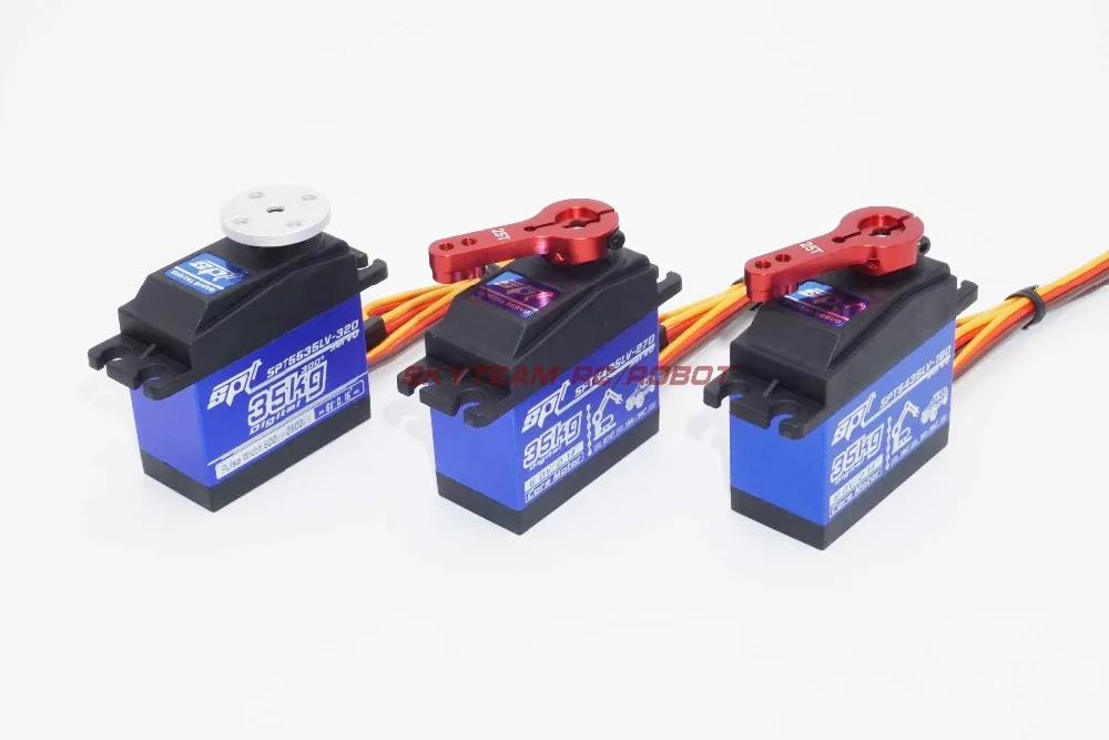 SPT5435LV SPT5535LV 35 кг большой крутящий момент цифровой стандартный сервопривод водонепроницаемый для 1:8 1:10 RC автомобиль альпинист самолет металлический чехол