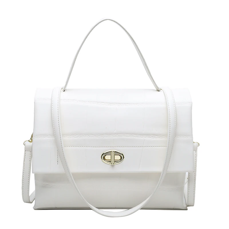 

2021 Stone Pattern Crossbody Women's Bag Luxury Designer PU Leather Shoulder Bag Summer New Trendy Handbags Female Shopper Bag