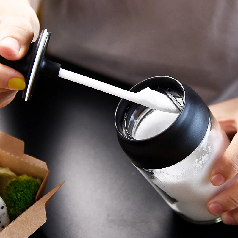 Кухонный стеклянный органайзер для специй бутылка приготовления приправ