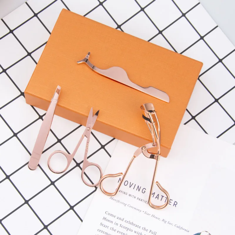 Глаза Танцы Нержавеющая сталь инструменты для макияжа бровей и ресниц ножницы