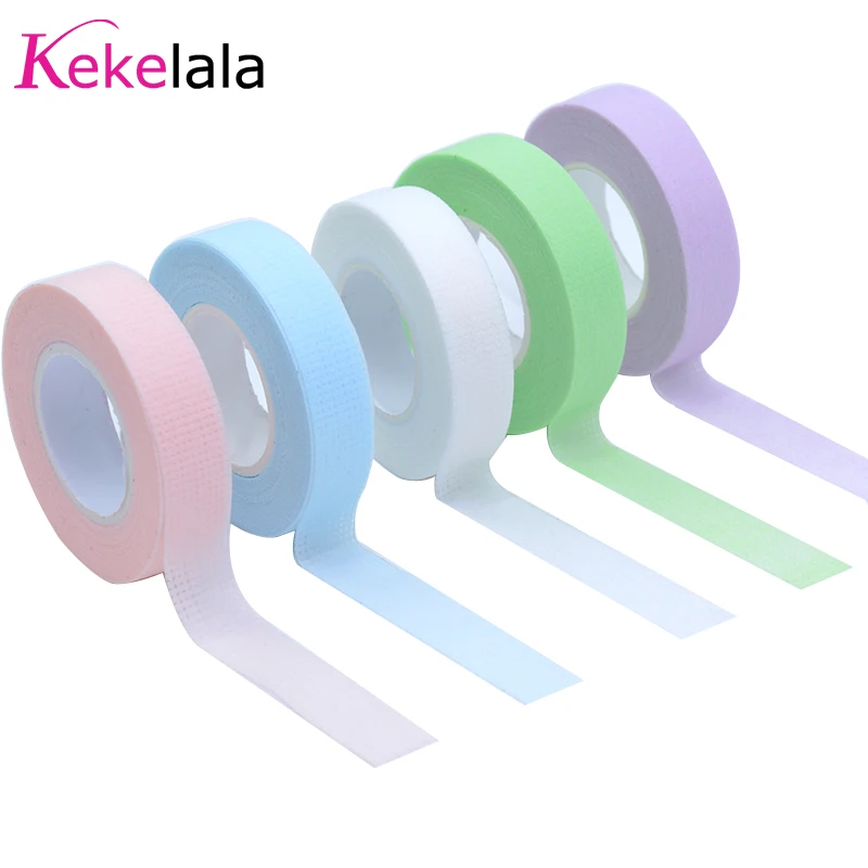 Kekelala 5 рулонов цветные ресницы ExtensionTapes Мягкий медицинский из дышащего материала