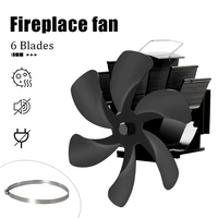 6 blade fireplace fan heat powered stove fan log wood burner ecofan quiet home fireplace fan efficient heat distribution