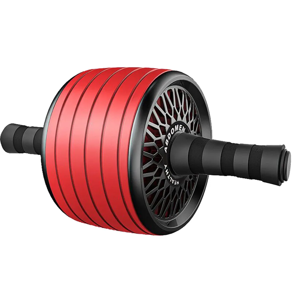 

No Noise Abdominal Wheel Ab Roller with Mat Arm Waist Leg Exercise Gym Fitness Equipment tainer