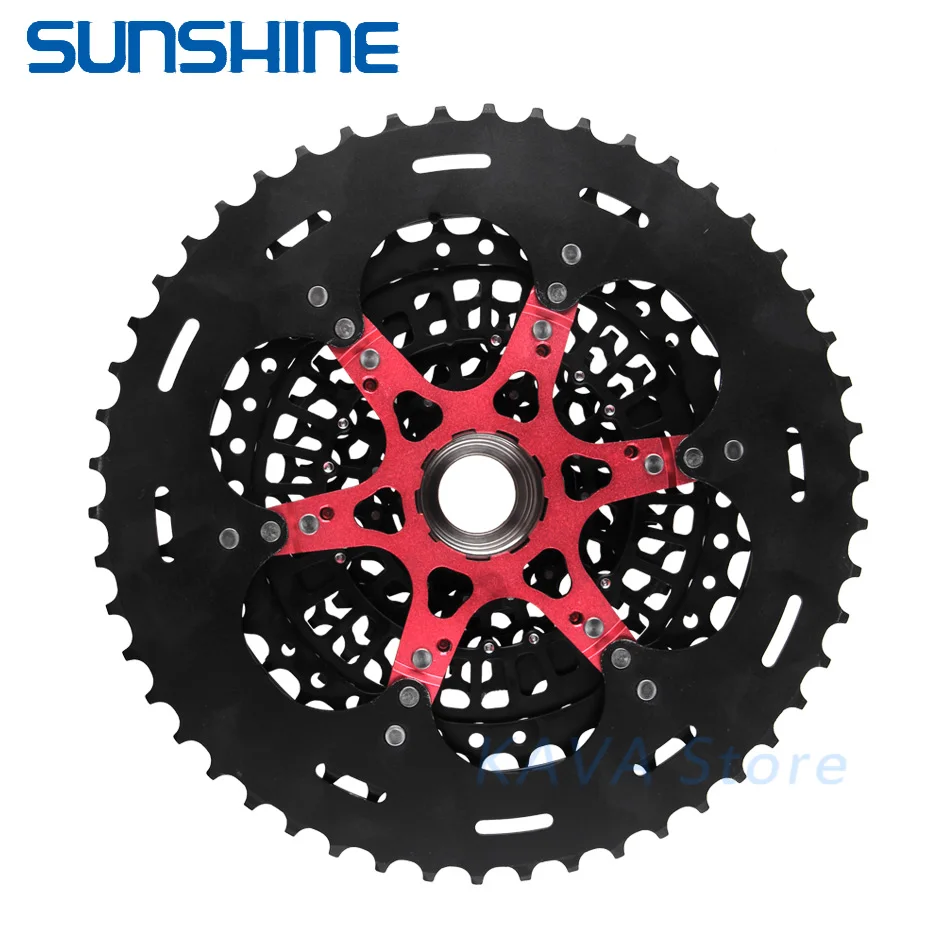 

SUNSHINE MTB mountain bike cassette parts 11/12 speed 9-50T XD 375G Ult rainbow flywheel compatible SRAM XD Flower drum tower