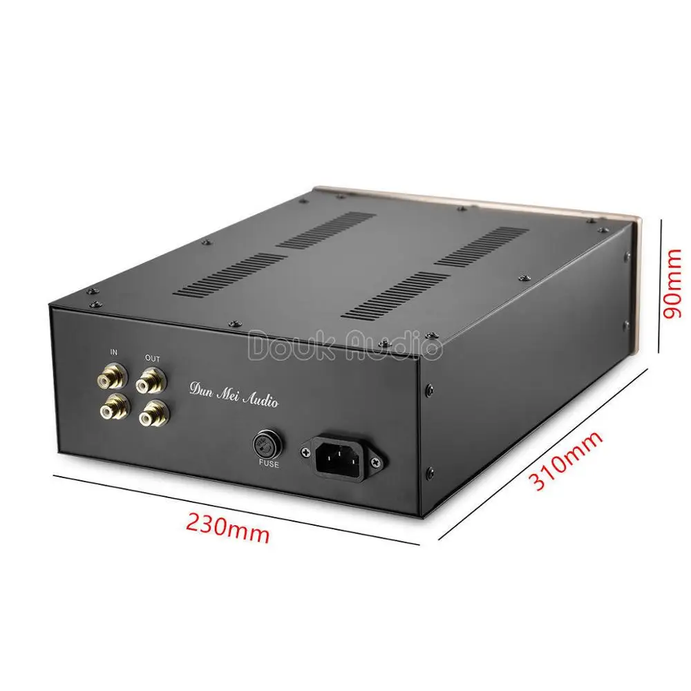 Douk аудио 6N11+ 12AU7 вакуумный ламповый предусилитель HiFi буфер стерео аудио предусилитель