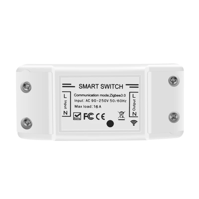 

16A DIY WiFi Smart Light Switch Universal Breaker Timer Smart Life APP Wireless Remote Control Works with Alexa Google Home