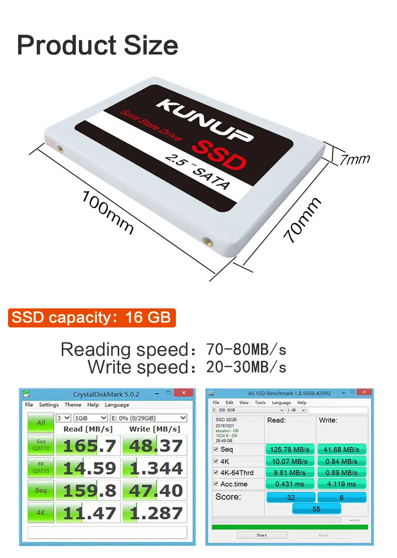 Kunup SSD жесткий диск 60 Гб 240 ГБ 120 ГБ 480 960 1 ТБ SSD 2,5 жесткий диск твердотельных дисков 2," внутренний SSD128GB 256 ГБ