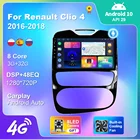 Автомагнитола на Android 10,0 для Renault Clio 4 2016-2018 AT MT, GPS-навигация, Авторадио, мультимедийный видеоплеер, авто 2din DSP