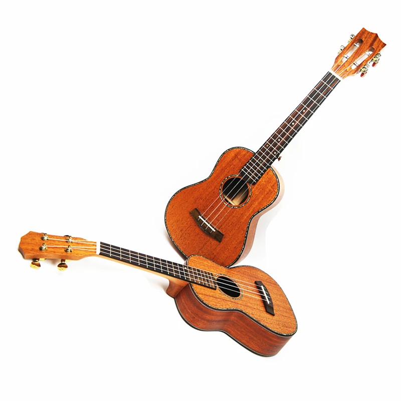 26 &quotГавайские гитары укулеле тенор из цельного дерева Гавайская 4 струна гитара