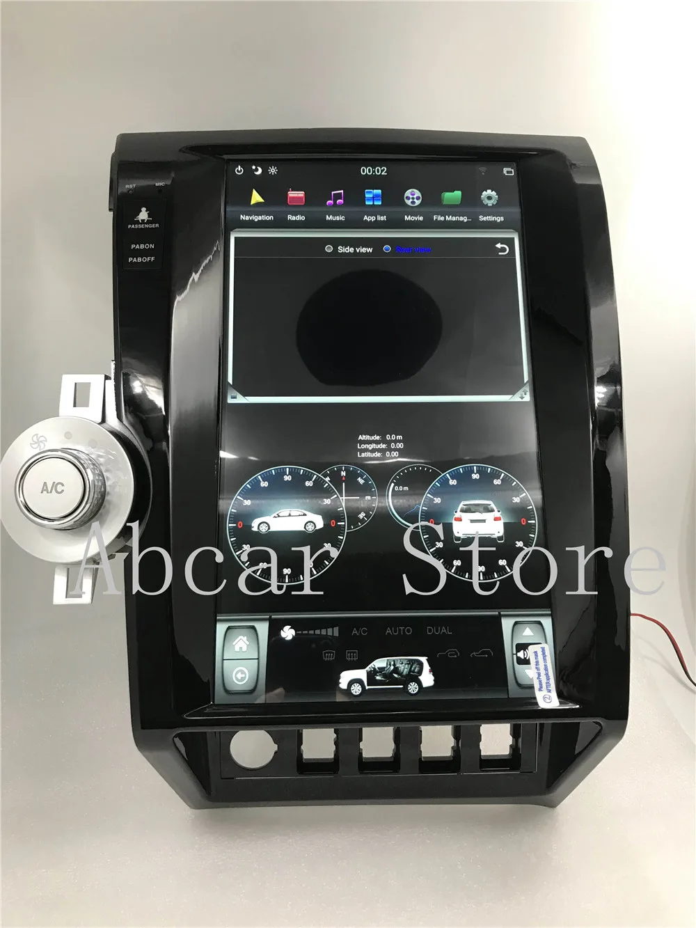 13,6 ''Tesla стиль Android 8,1 px6 автомобильный dvd-плеер gps навигация для Toyota tundra Sequoia 2007-2011 головное устройство стерео радио