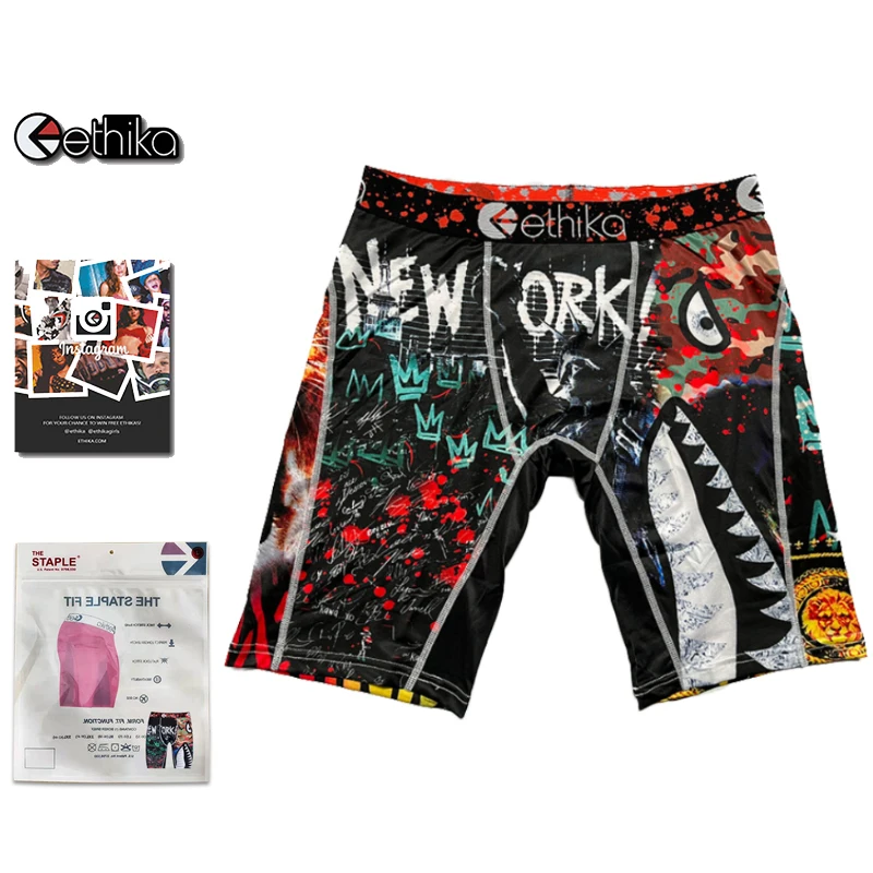 

zhcth 2021 Ethika Men Boxers Underwear Ethika Printed High Quality Wholesale Popular Boxershorts Briefs