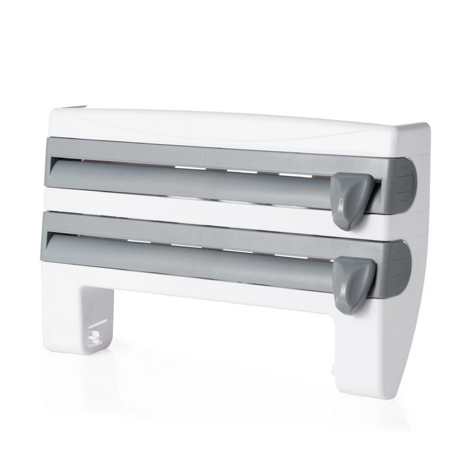 

Multi Function Film Storage Rack Wall-Mounted Paper Towel Holder Plastic Wrap 15" Kitchen Storage FAS6