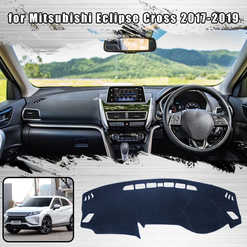 

Car Dashboard Cover Dash Mat for Mitsubishi Eclipse Cross 2017-2019 Auto Non-slip Sun Shade Pad Carpet