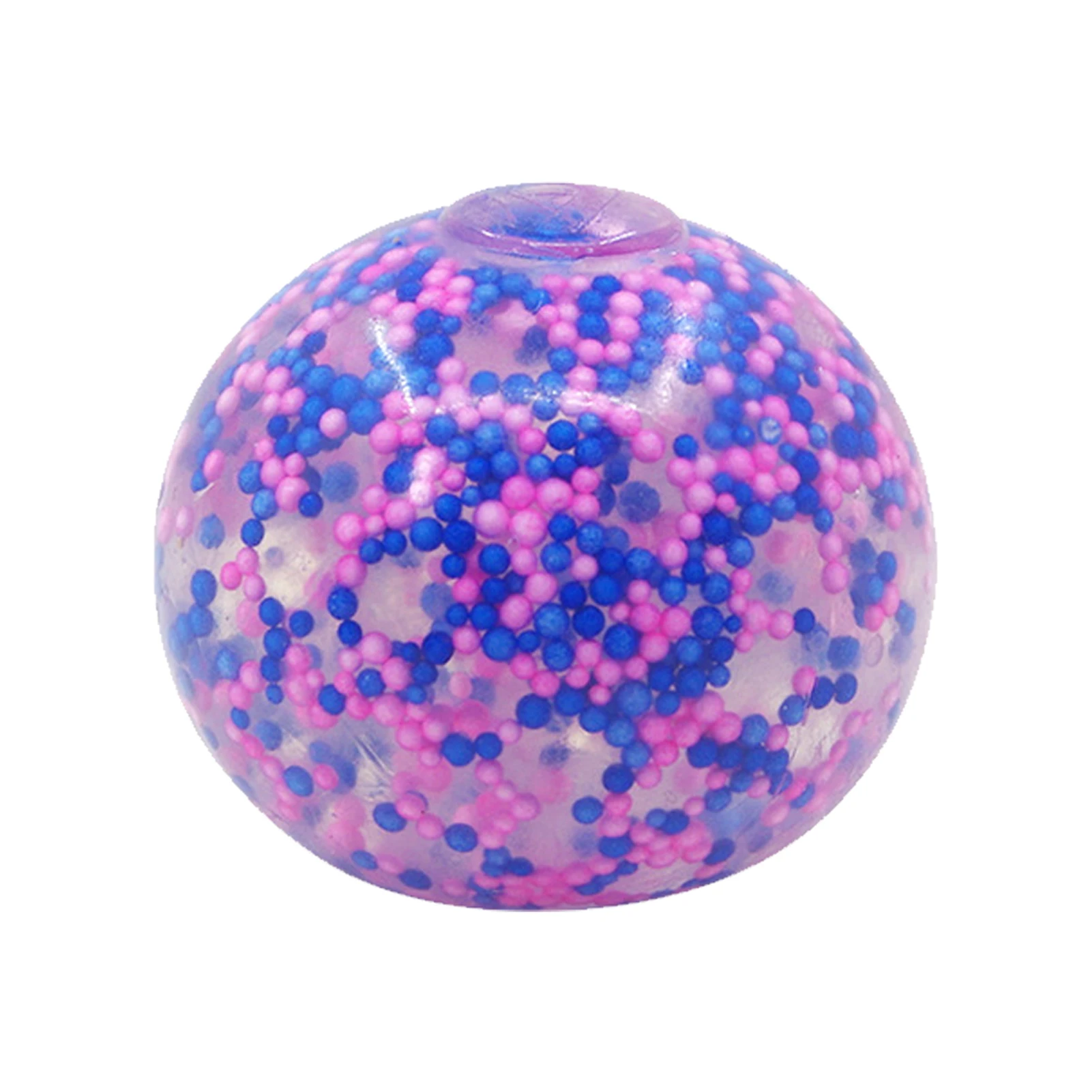 

Solid ADHD Fun Autism Toy Fidget Reduce Pressure Bouncy Stress Ball Bead Anxiety Gift Portable TPR Kids Adults